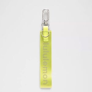 Lululemon Never Lost Keychain- Sour Grape/Army Green